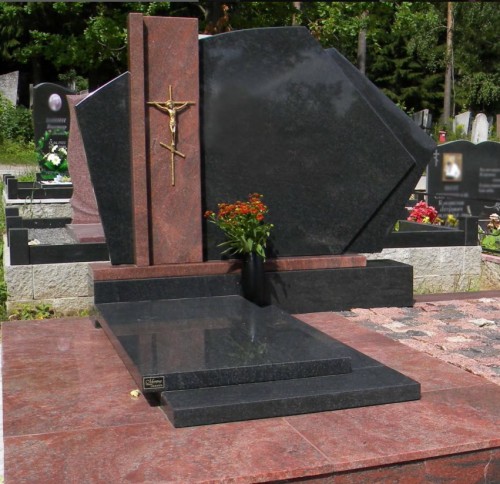 Chine Xingyan Style Tombstone de style art moderne (y compris Jesus Cross Decoration)