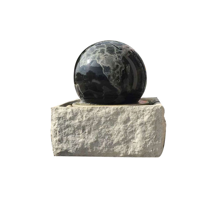 Fontaine à globe rotatif Galaxy Black Graint