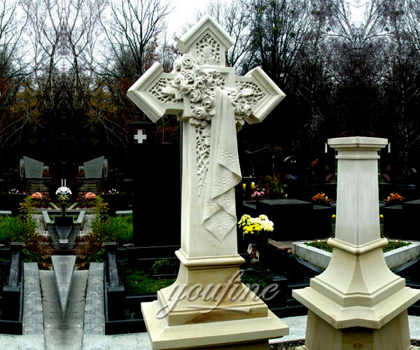 Xingyan Custom American American Cross Stone Headstone